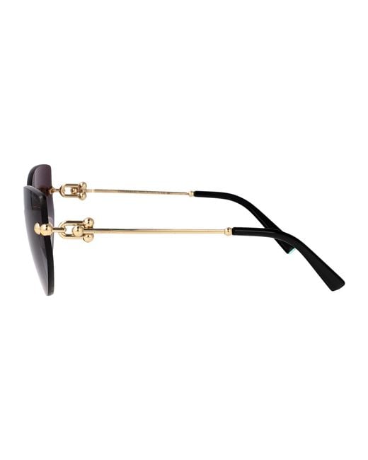 Tiffany & Co Metallic Tiffany & Co Pale Metal Sunglasses
