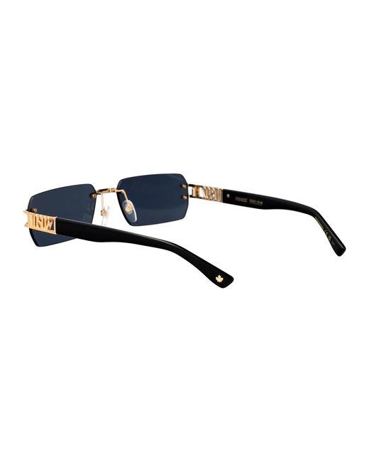 DSquared² Blue Metal Sunglasses for men