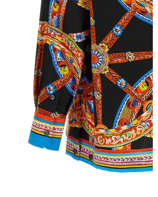 Dolce & Gabbana Blue Dolce & Gabbana 'Hawaii' Shirt