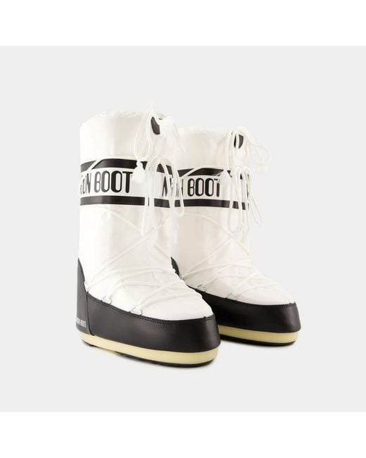 Moon Boot White Icon Snow Boots for men