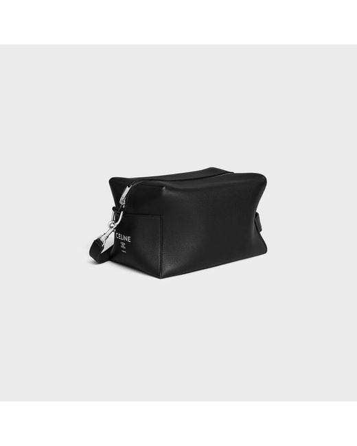 Céline Black Take Away Calfskin Crossbody Bag for men