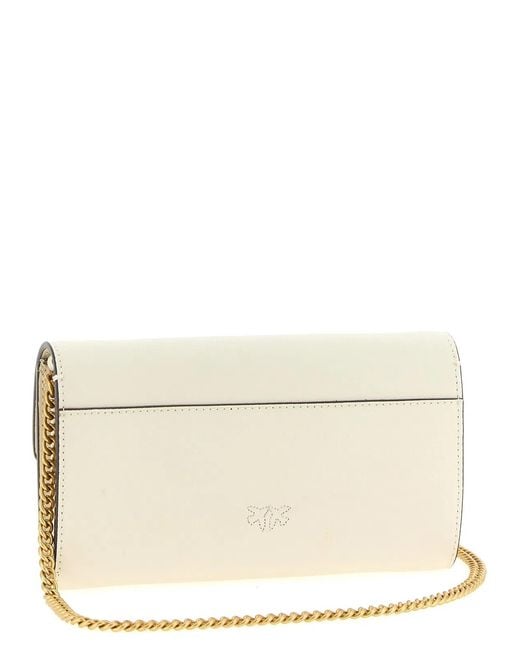 Pinko Natural 'Love Simply' Wallet On Chain