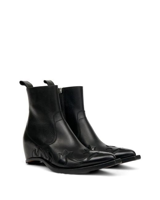 Maison Margiela Black Leahter Boots