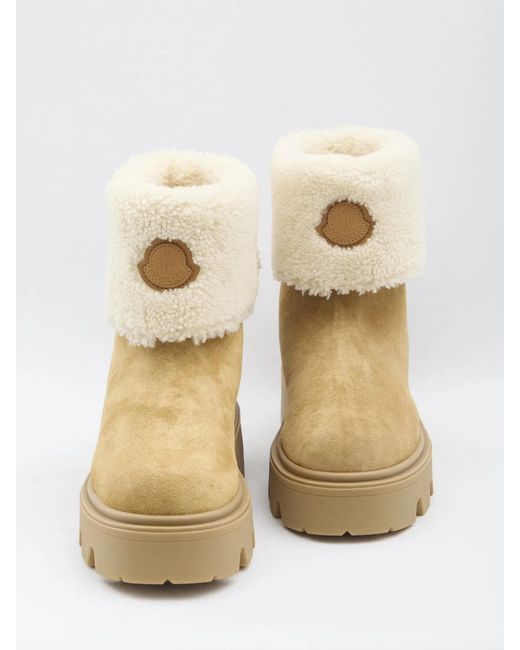 Moncler Natural Aurea Ankle Boots
