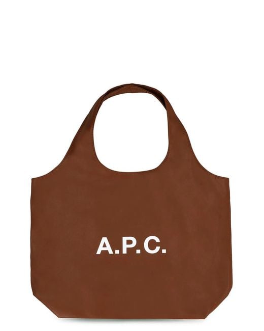 A.P.C. Brown Ninon Tote Bag