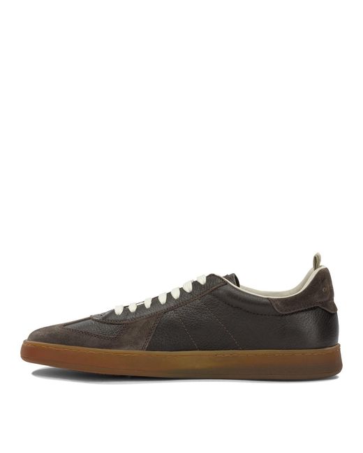 Officine Creative Brown "Militia" Low-Top Sneakers for men