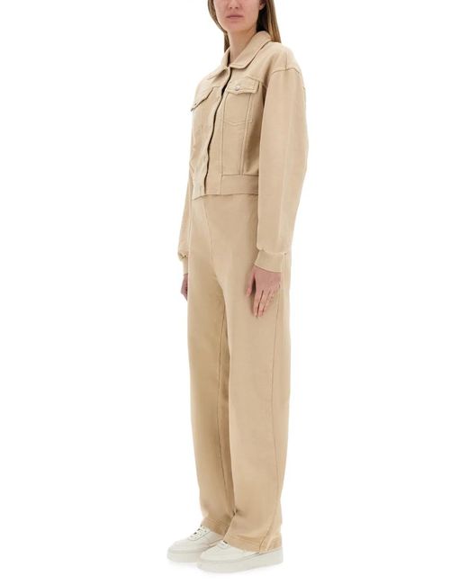Moschino Natural Cotton Trousers