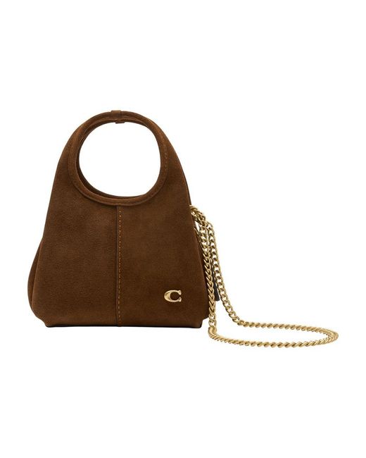 COACH Brown Lana 19 Shoulder Bag