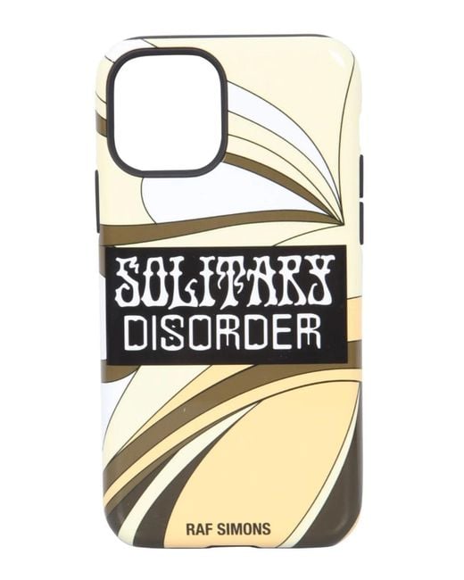 Raf Simons Yellow Iphone 11 Pro Disorder Cover for men