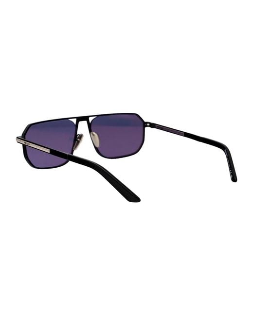 Prada Blue Matte Metal Sunglasses