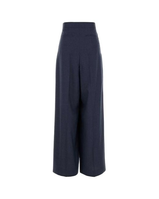 Givenchy Blue Pleated Pants
