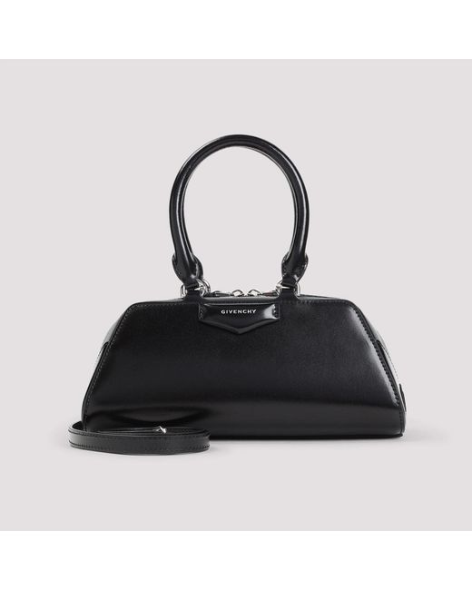 Givenchy Black Antigona Ew Mini Leather Handbag