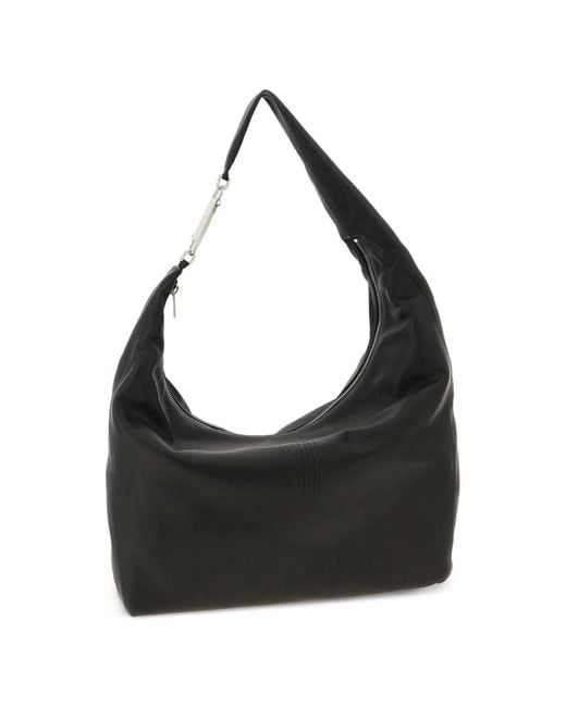 Rick Owens Black Gemini Leather Shoulder Bag