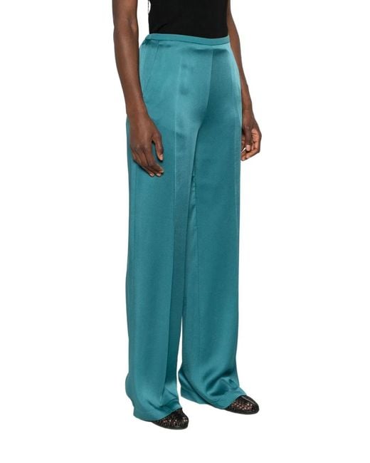 Forte_forte Blue High-Waisted Trousers