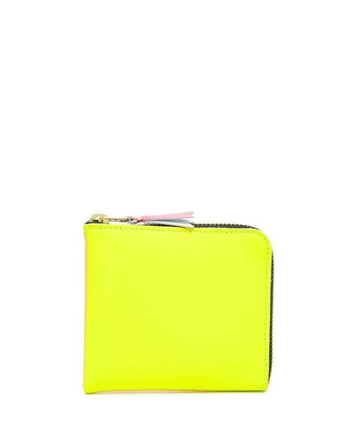 Comme des Garçons Yellow Wallet Leather Angular Bag