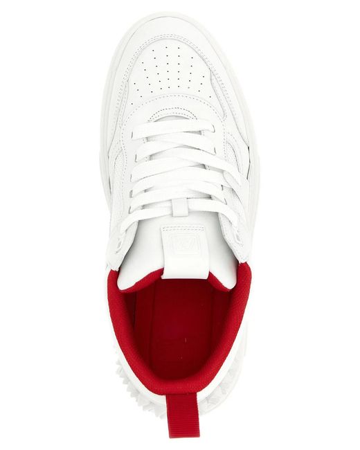 Christian Louboutin White 'Astroloubi 2' Sneakers for men