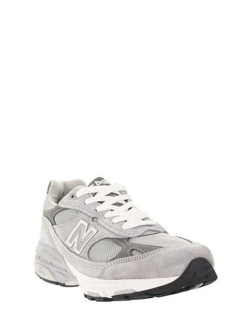 New Balance White Mr993 for men