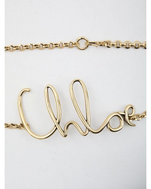 Chloé Natural Small+ Logo Firma