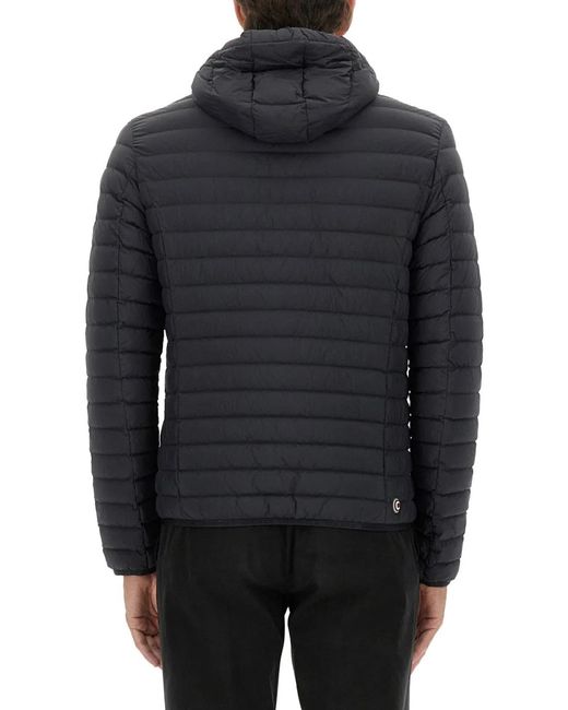 Colmar Gray Lightweight Down Jacket With Hood for men