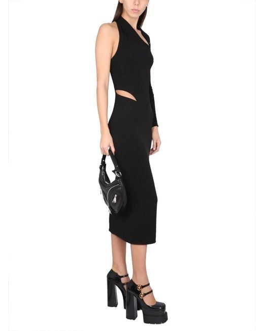 Versace Black Jersey Dress