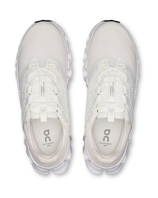 On Shoes White Cloudswift Amp Sneakers for men