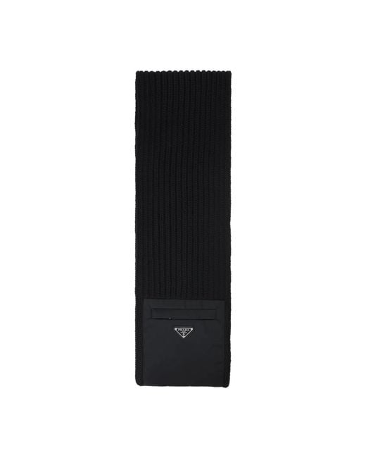 Prada Black Sciarpe for men