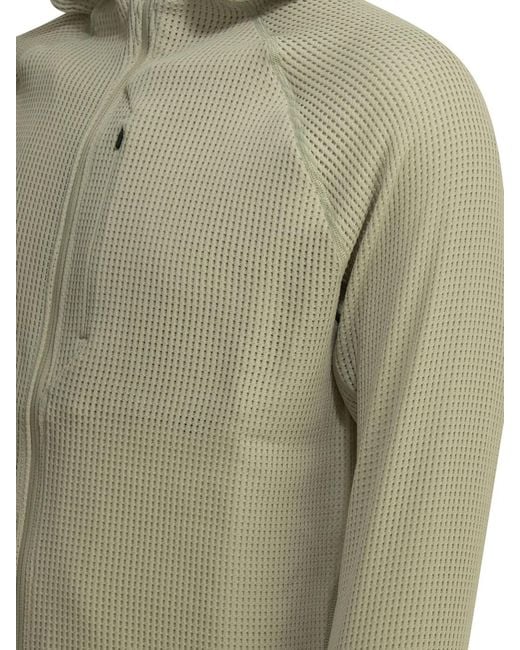 Houdini Sportswear Green "Pace Flow" Hoodie for men