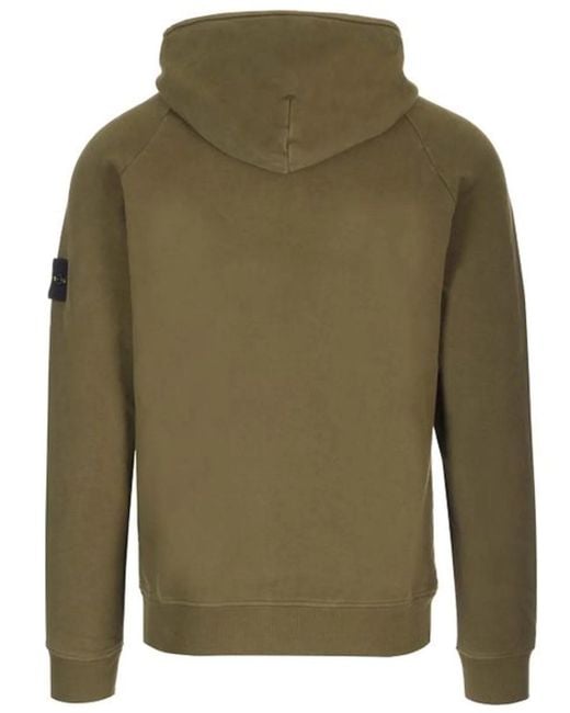 Stone Island Green Felpa for men