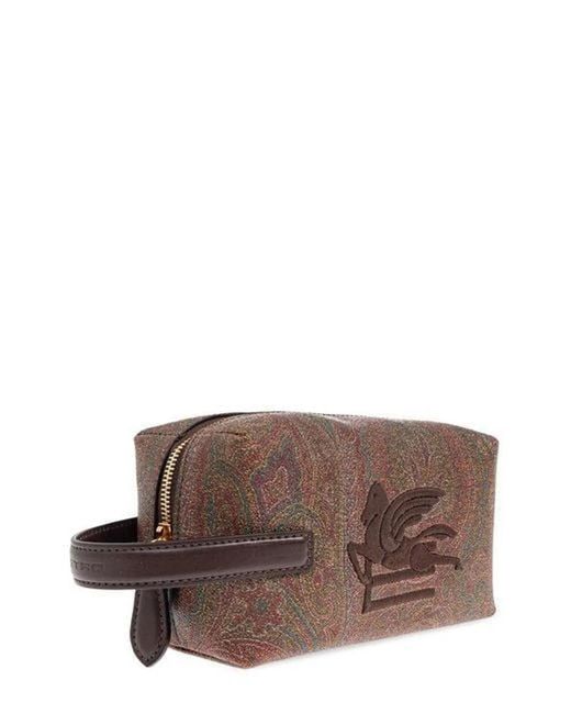 Etro Brown Pouch S Arnica for men