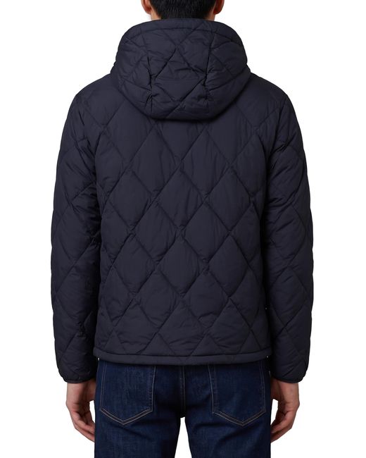 Burberry Blue Hescott Quilted Zip-Up Jacket for men