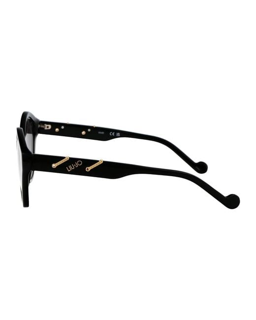 Liu Jo Black Acetate Sunglasses