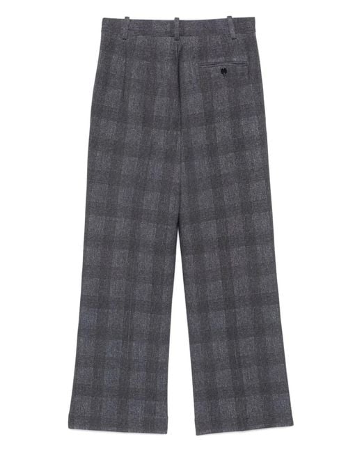 Circolo 1901 Gray Cotton Trousers