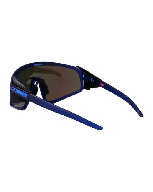 Oakley Blue Matte Transparent Acetate Sunglasses