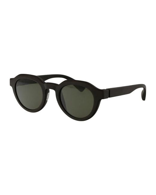 Mykita Black Steel Frame Sunglasses