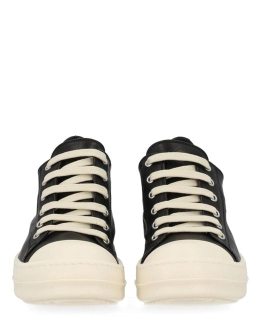 Rick Owens Black Low Sneaks Sneaker