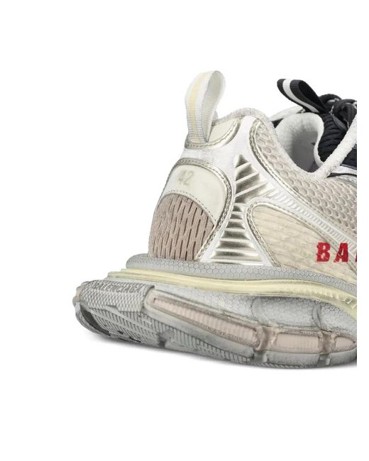 Balenciaga White 3Xl Split Logo Sneaker for men