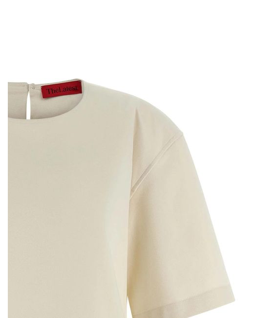 THE LATEST Natural Thelatest 'Dean' T-Shirt