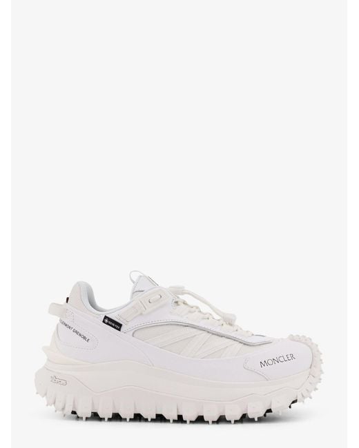 Moncler White Trailgrip Gtx Mesh Sneakers