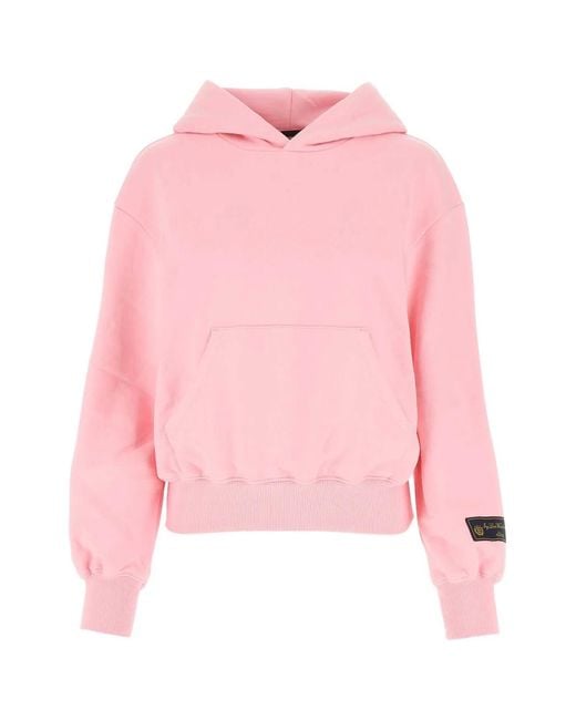 we11done Pink Cotton Sweatshirt