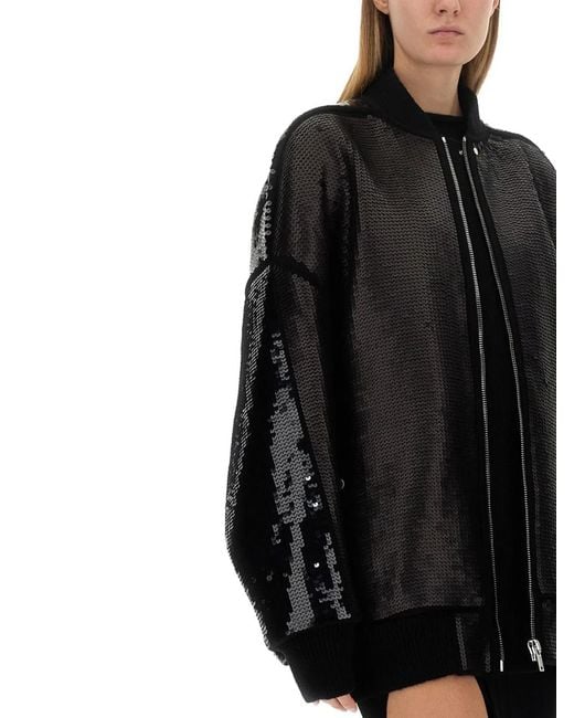Rick Owens Black Bomber Jumbo Peter