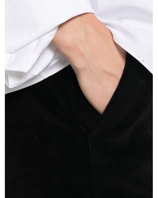 Circolo 1901 Black Cotton Trousers