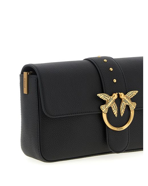 Pinko Black 'Love One Classic' Crossbody Bag
