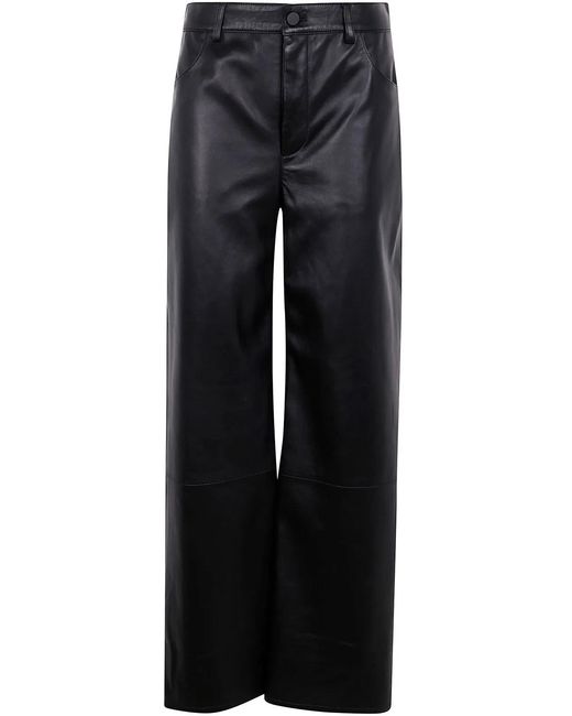 Loulou de Saison Blue Figari Leather Pants