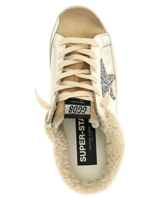 Golden Goose Deluxe Brand Natural 'Super-Star' Sabot Sneakers
