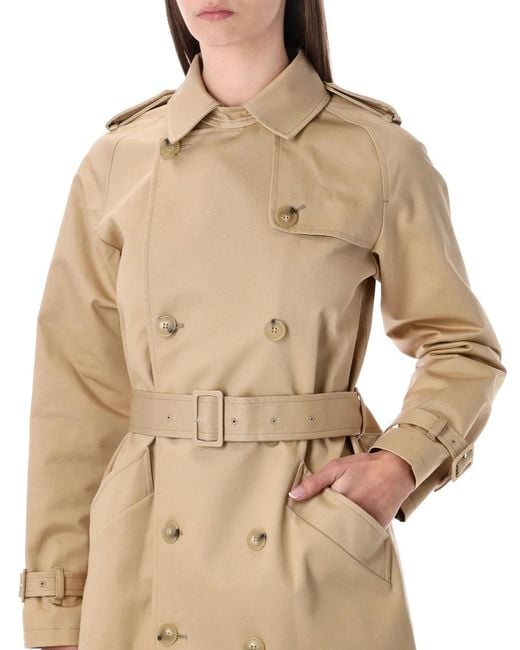 A.P.C. Natural Greta Trench Coat