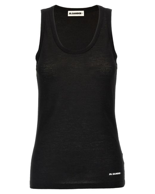 Jil Sander Black Logo Top