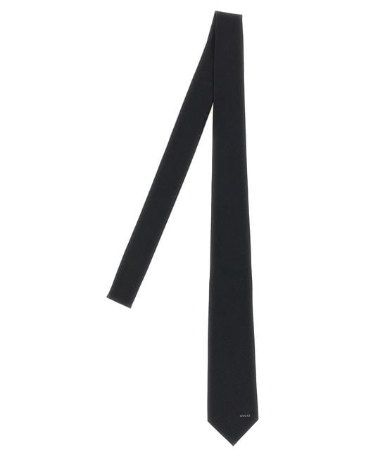 Gucci Black 'Morsetto Tie for men