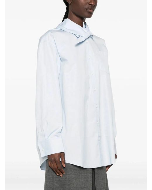 Prada White Poplin Shirt