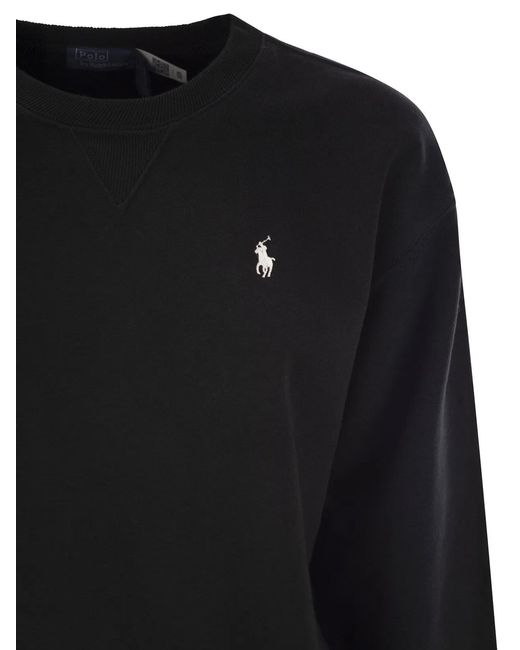 Polo Ralph Lauren Black Crewneck Sweatshirt