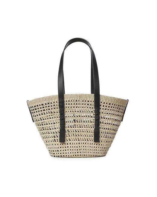 Loewe Natural Medium Braid Basket Bag